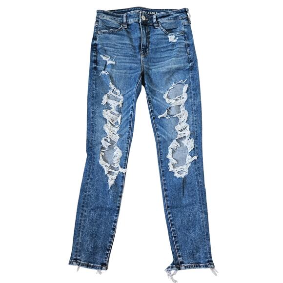 American Eagle AE High Rise Jegging next level stretch 8R - Picture 1 of 7